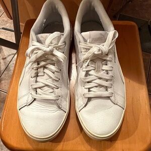 Puma Classic White Leather Sneakers